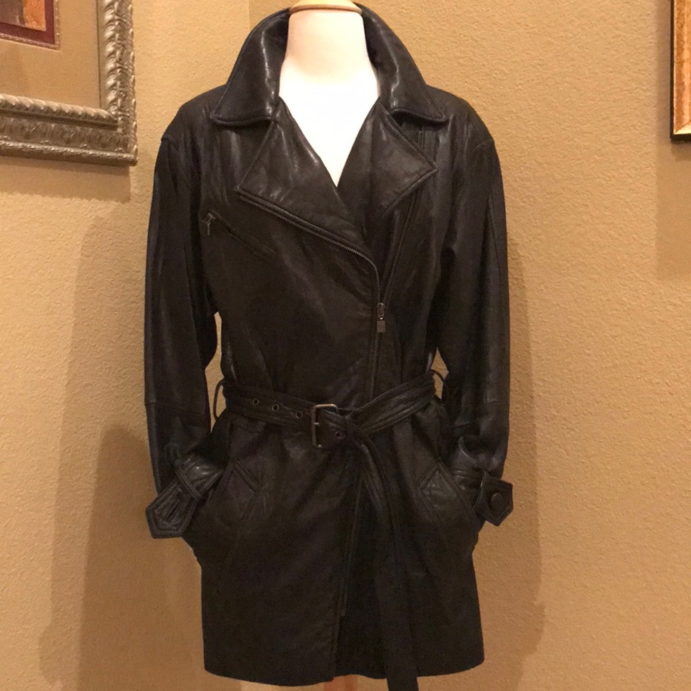 Jones New York Leather Jacket